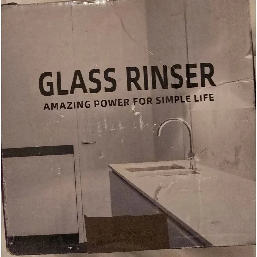 Automatic Cup Washer Faucet Glass Rinser Kitchen Sink Bar